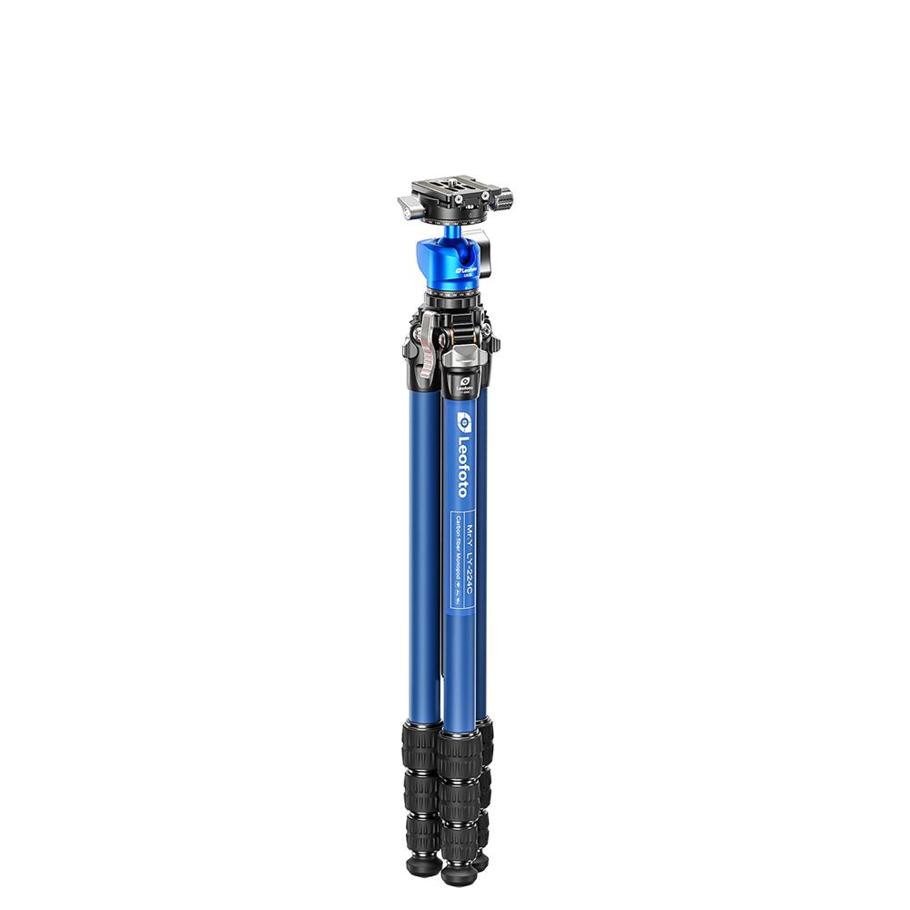 레오포토 미스터Y LY-224C+LH-25R 카본 삼각대 블루 0 시리즈 - 상세 이미지 2