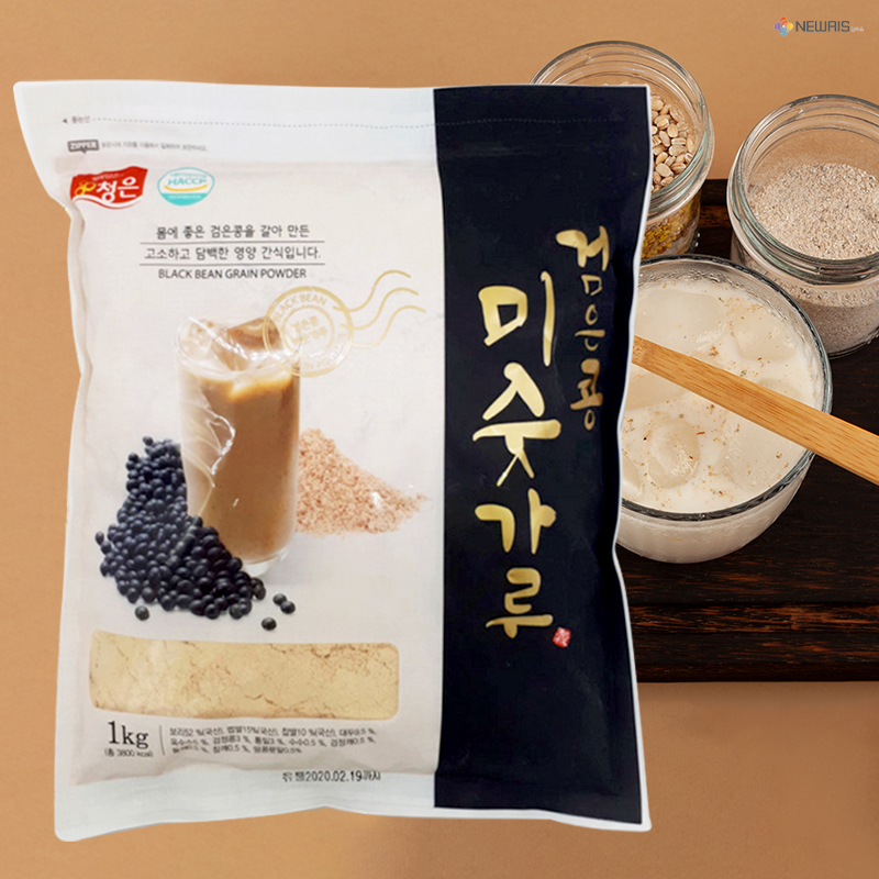 검은콩 미숫가루 1kg+1kg 아침 식사 한끼 대용 선식 임산부 미숫가루 이미지 7