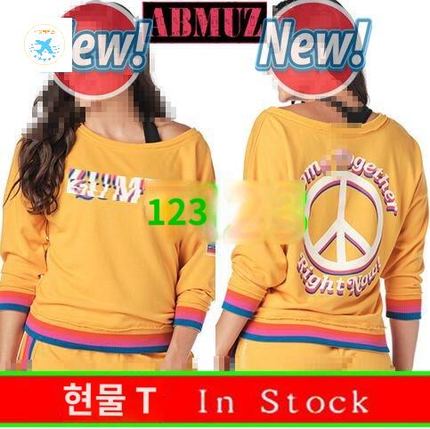 줌바 티셔츠 나시 줌바복 긴팔티 복장 의류 댄스복 - 상품 이미지