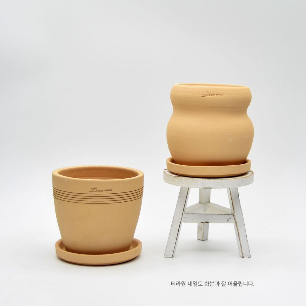 테라원 내열토 수제 토분 받침 R14 (내경11.5cm) - 상세 이미지 3