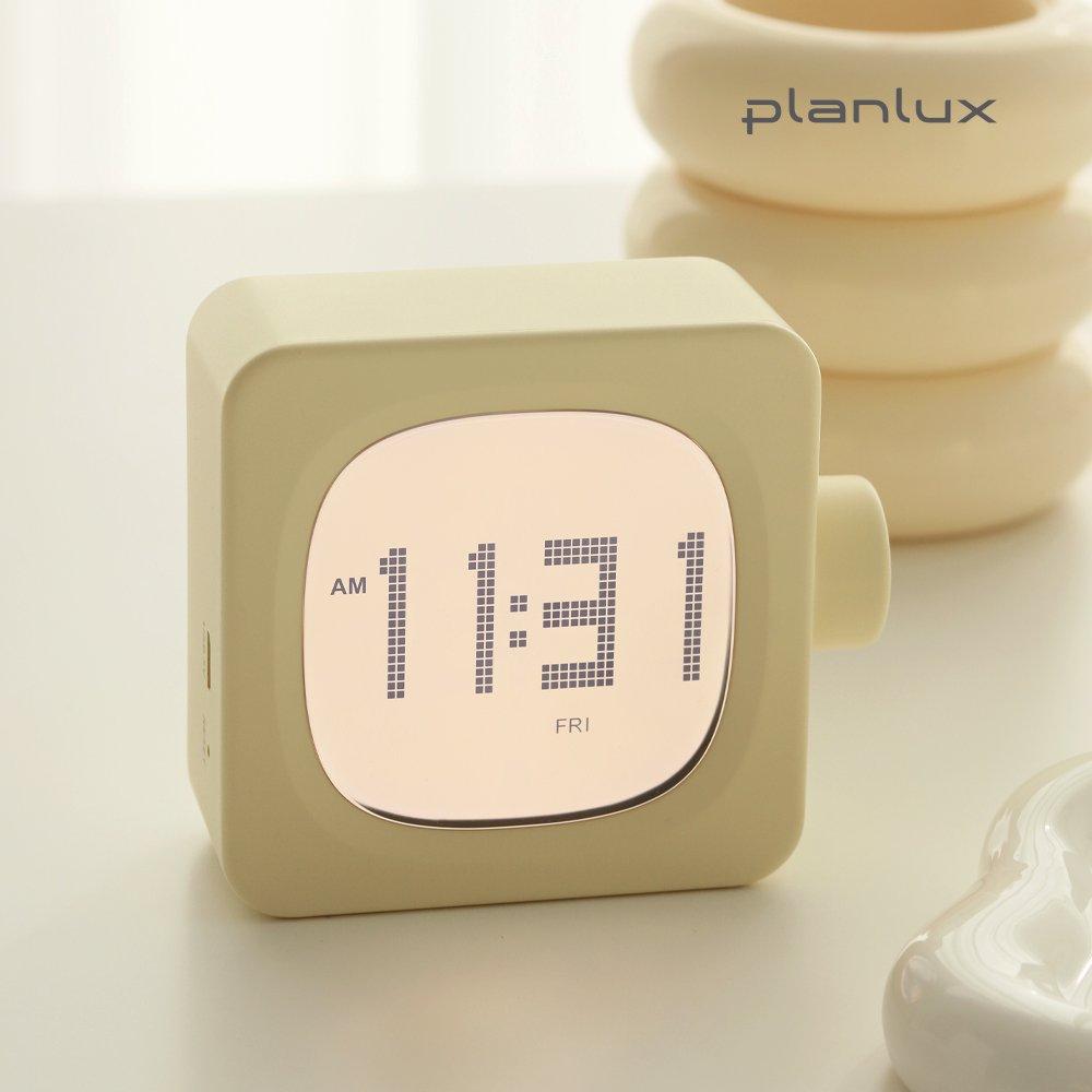 플랜룩스 탁상시계 무드버터 전자 무선 디지털 LED 무소음 알람시계 제품 이미지