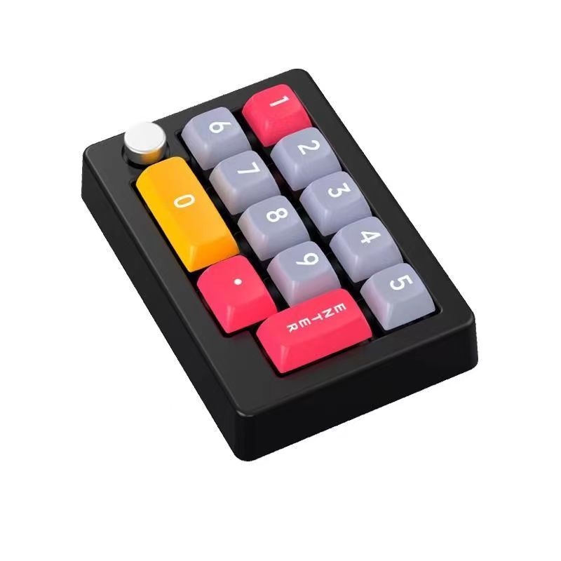 매크로 키보드 한손 13키 핫스왑 RGB 라이트 기계식 미니 숫자 넘버 키패드 - 상세 이미지 3