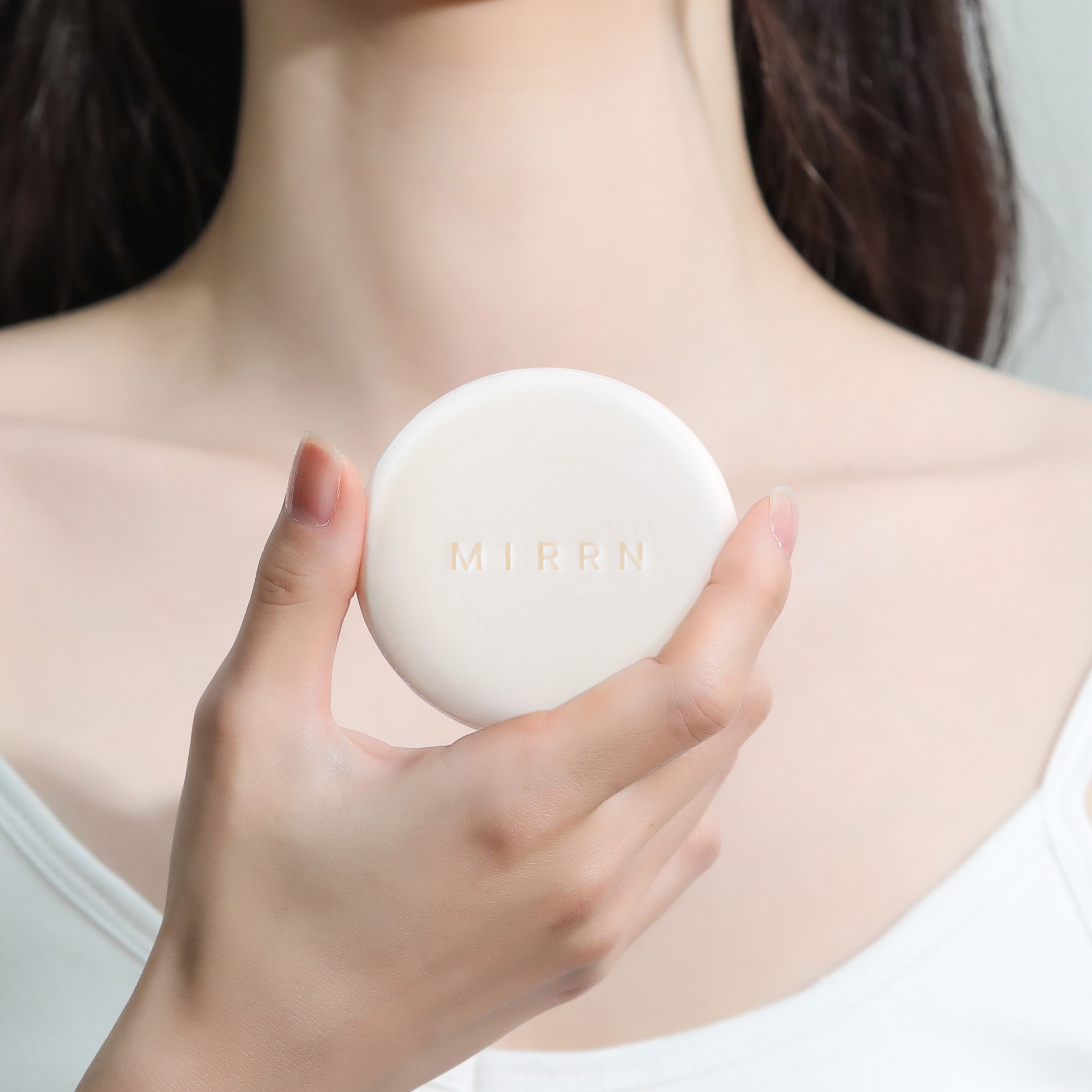 미르엔 솝 어성초 10000ppm 천연 세안 세수 비누 모공각화증 등드름 - 상품 이미지
