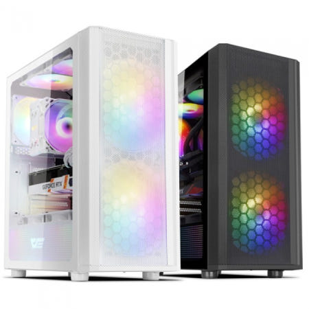 darkFlash DK360 MESH RGB 강화유리 (화이트)/ M
