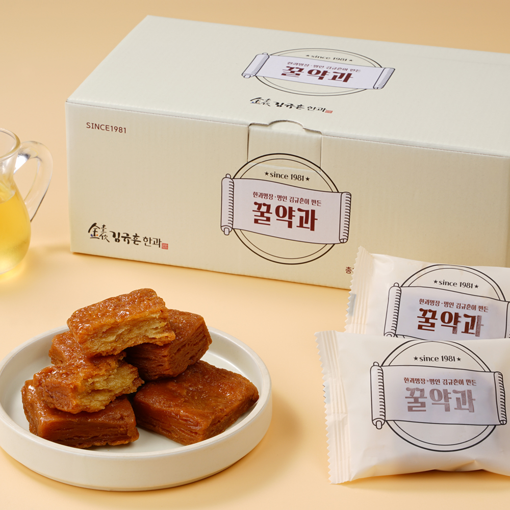 명인 김규흔 한과 꿀약과 20개입 (1박스) - 메인 이미지