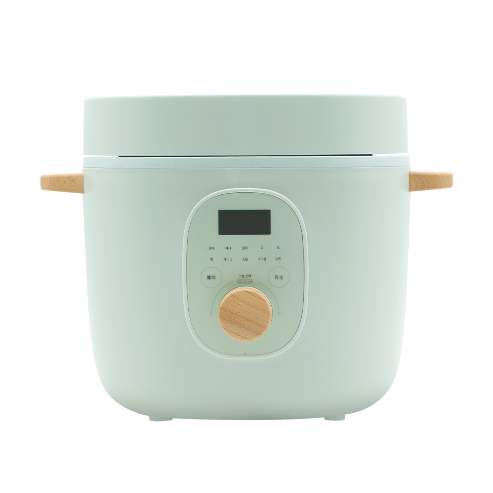 쿠잉 미니밥솥 RC-0311 1,2,3인용 전기 밥통 캠핑용 보온 소형 화이트