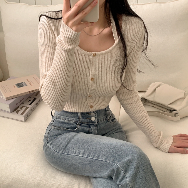 [S~2XL/숏,기본,롱] 시에나 투버튼 슬림 청바지 봄 워싱 부츠컷 데님 팬츠 상세 이미지 15