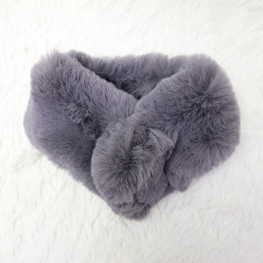 아기 목도리 키즈 넥키 여아 남아 머플러 다크그레이