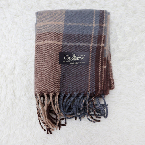 아기 목도리 키즈 넥키 여아 남아 머플러 1.네이비(큰곤색)