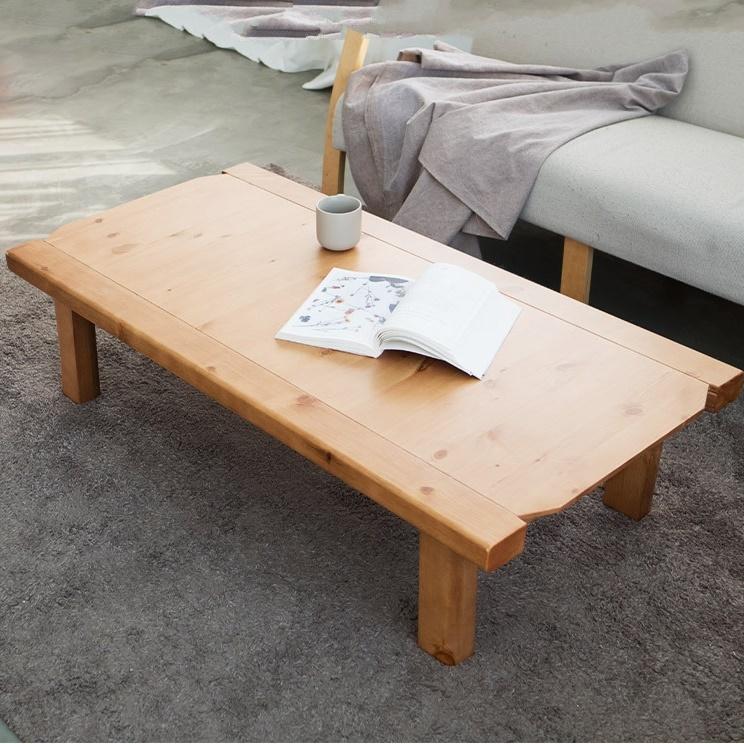 원목 좌식 식탁 엔틱 쇼파 테이블 사무실 소파 테이블 1100