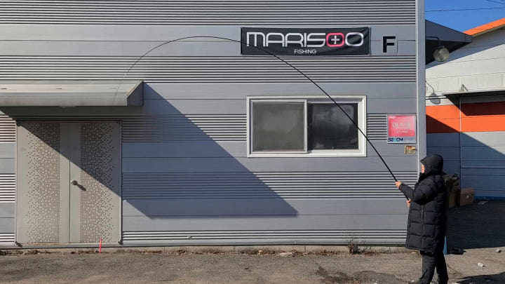 낚시대 보관 모습