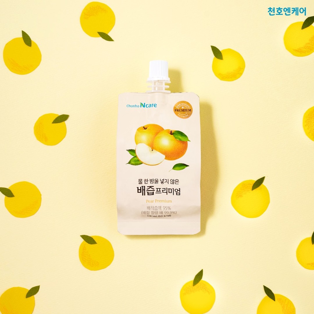 천호엔케어 물 넣지 않은 NFC착즙 국산 배즙 프리미엄 100ml x 30개입 - 상세 이미지 3