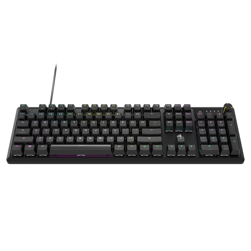 커세어 K70 RGB CORE BLACK 게이밍 기계식 키보드 골드키캡 에디션 - 상세 이미지 2