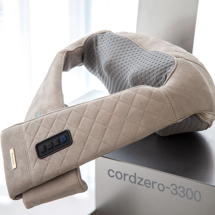 휴플러스 무선 목 어깨 안마기 마사지기 듀얼태핑 두드림 코드제로 Cordzero-3300 대표 이미지