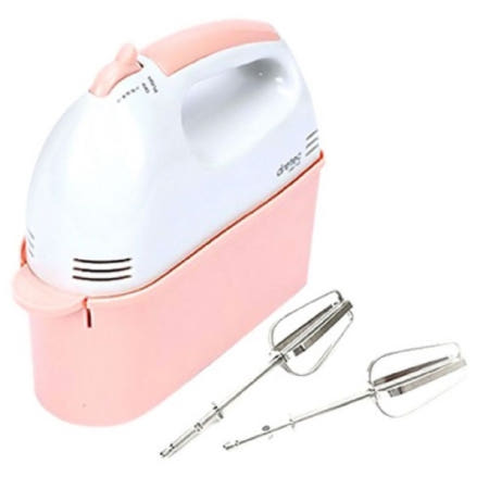 드레텍 5단계 속도조절 마들렌 머핀 생크림 케이크 핸드 믹서기_핑크