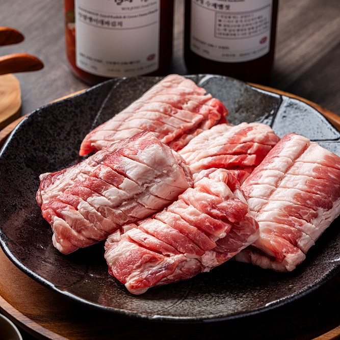 월정식품점 제주도 돼지 생갈비 뼈삼겹 1kg - 상세 이미지 3