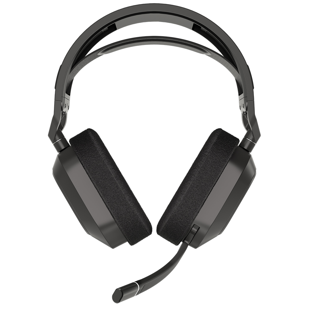 커세어 HS80 MAX RGB 무선+HS80 전용 이어패드 게이밍 헤드셋 세트 블랙 - 상세 이미지 3