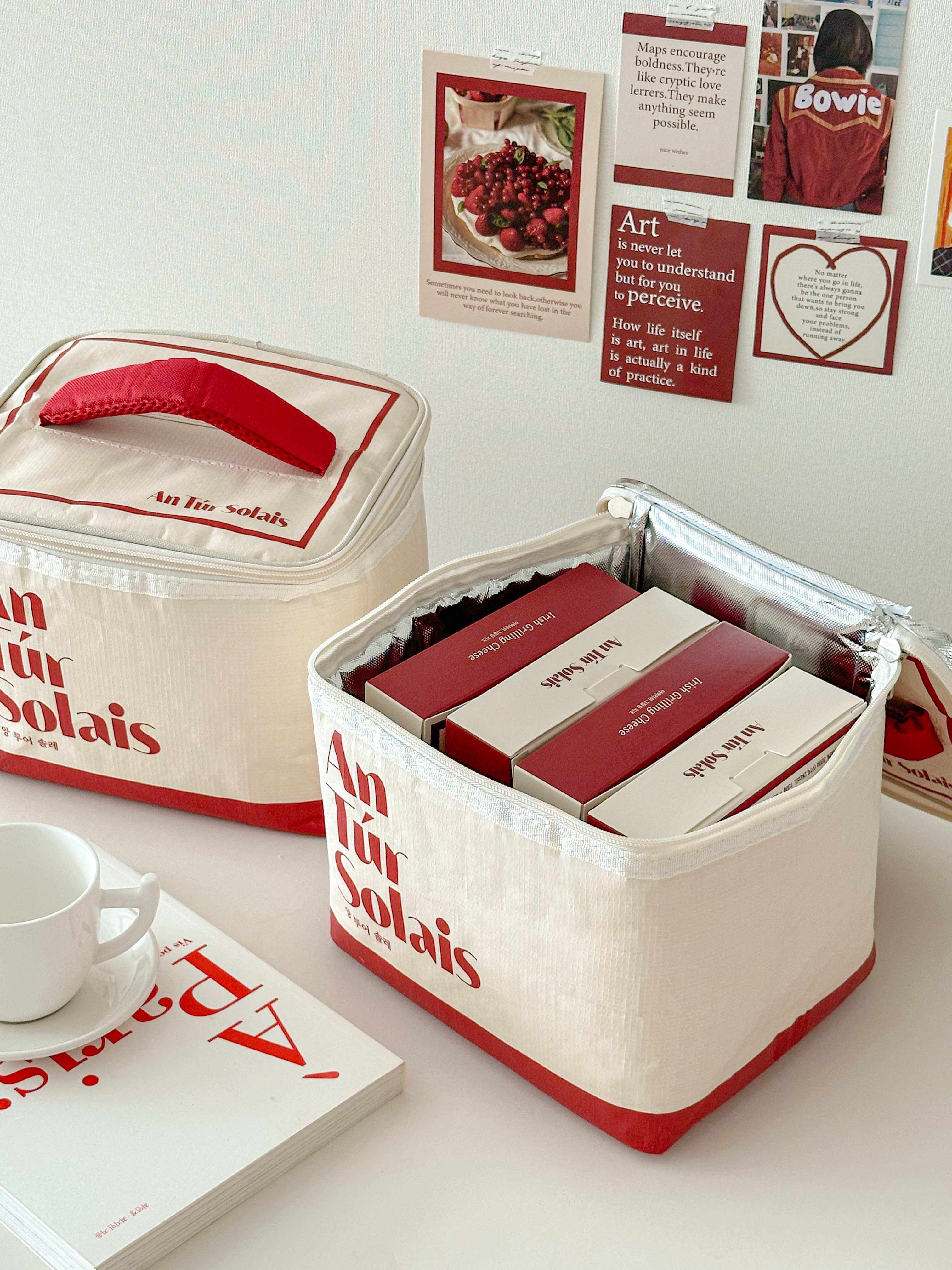 앙투어솔레 소프트쿨러 보냉가방 21x18 보냉백 보온 캠핑