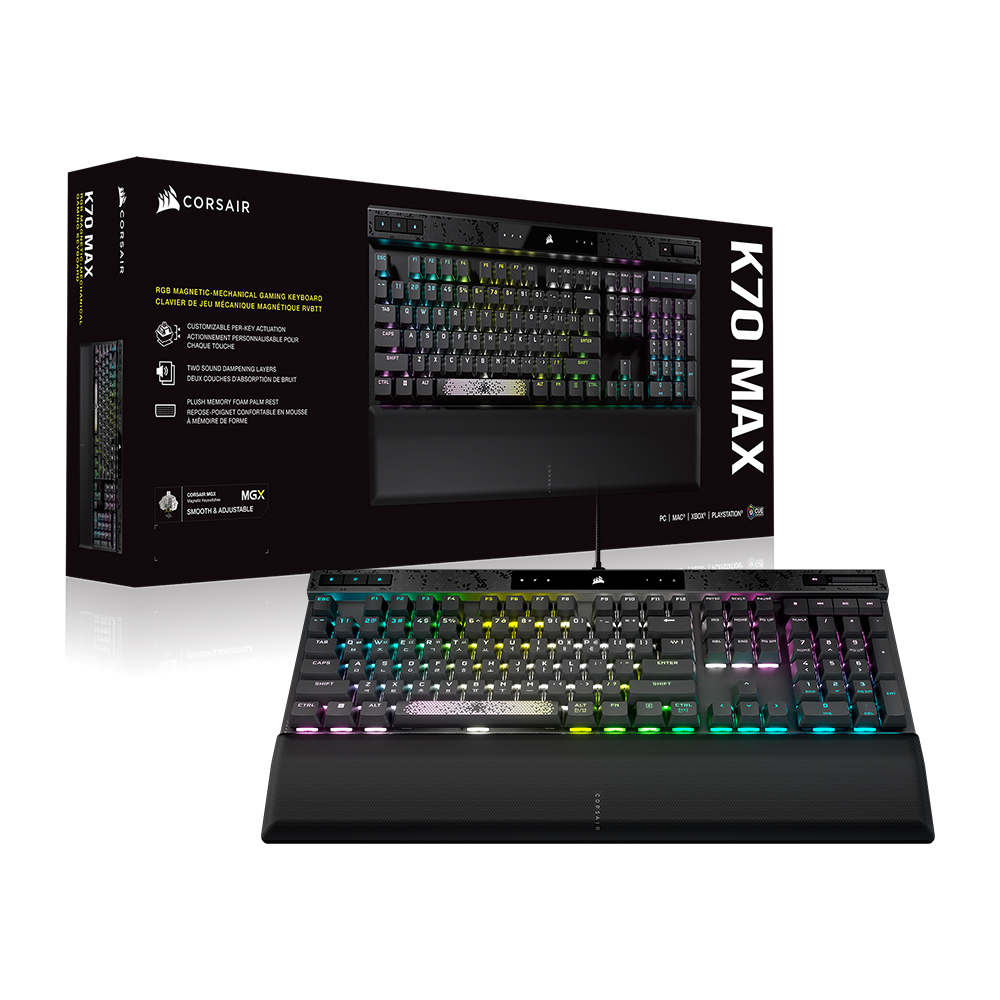커세어 K70 MAX 자석축 래피드트리거 게이밍 기계식키보드 + MM300 PRO MEDIUM - 상세 이미지 5