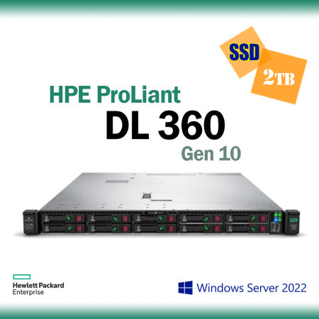 [중고]HPE 에이치피이 DL360 Gen10 4110 16GB 2TBSSD 2022OS 1년보증