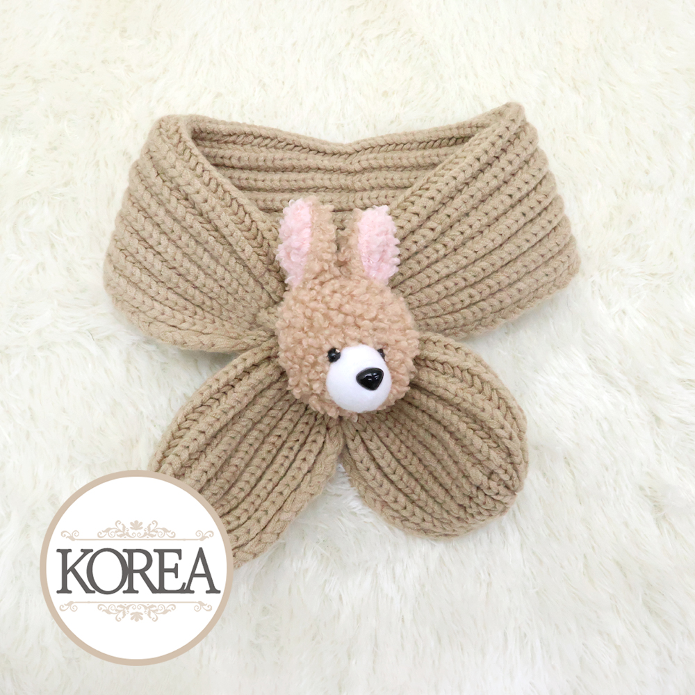 아기 유아 아동 키즈 여아 남아 목도리 넥워머 머플러 S토끼 넥키 - 상세 이미지 3