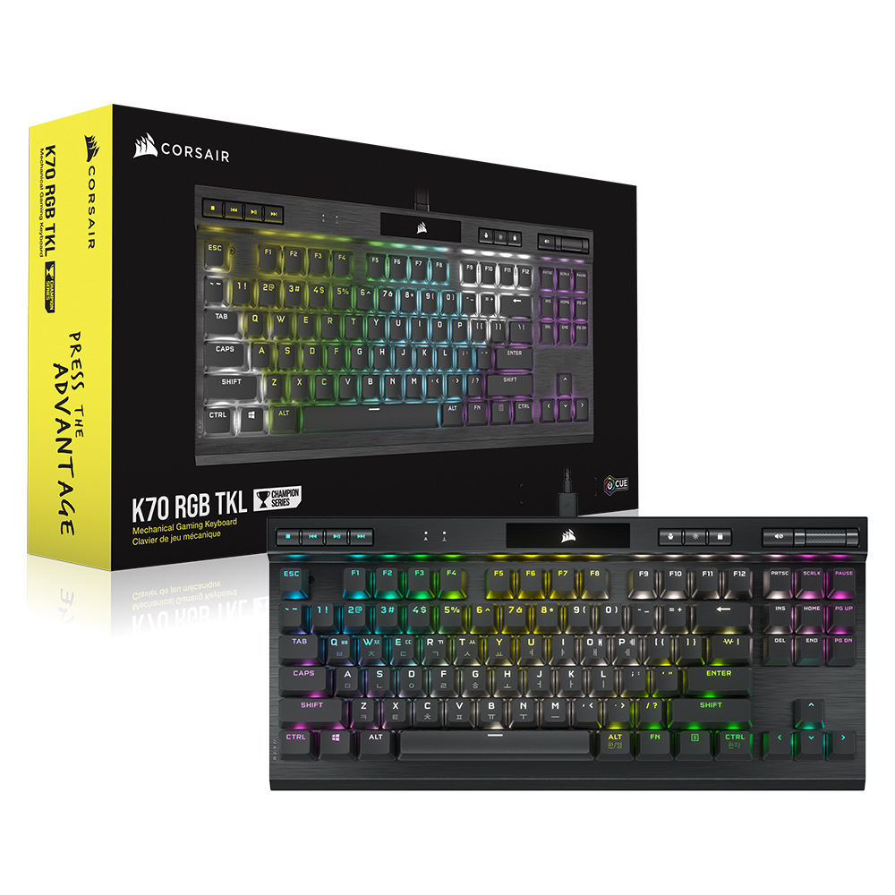 커세어 K70 RGB TKL OPX 텐키리스 게이밍 기계식 키보드 광적축 - 상세 이미지 3