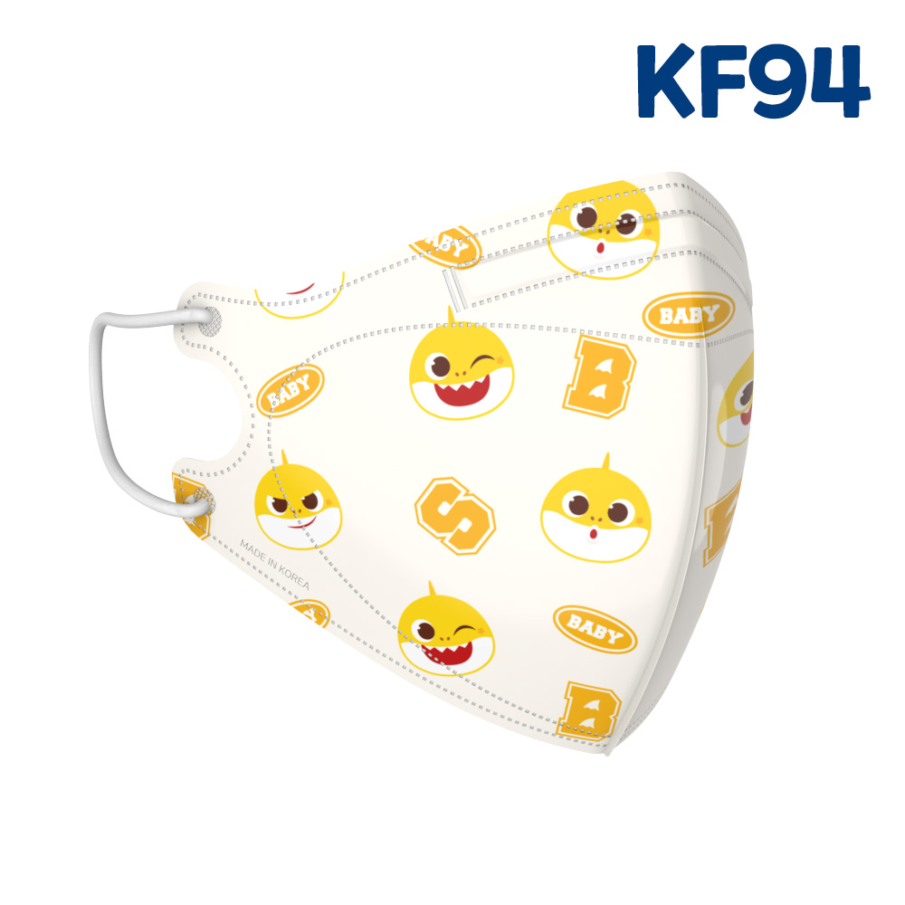 어린숨 핑크퐁 아기상어 KF94 어린이 마스크 30종 초등학생 유아 아동 캐릭터 소형