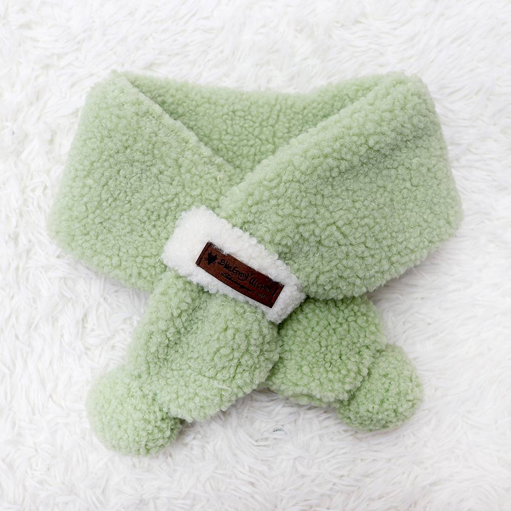 아기 유아 아동 여아 남아 목도리 넥워머 머플러 S뽀글 방울 넥키(투톤 뽀글이 방울 넥키)