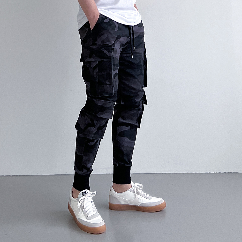 밀리터리조거팬츠 카모바지 남자 카고 조거팬츠 전술 작업 빅사이즈 건빵 - 상품 이미지