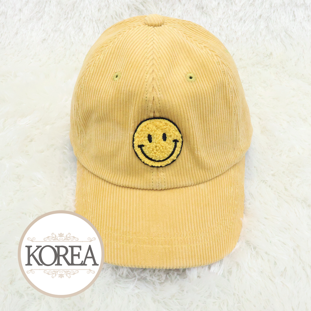 국산 아기 유아 키즈 신생아 골덴 캡모자 S스마일골덴(골덴스마일볼캡) - 상세 이미지 2