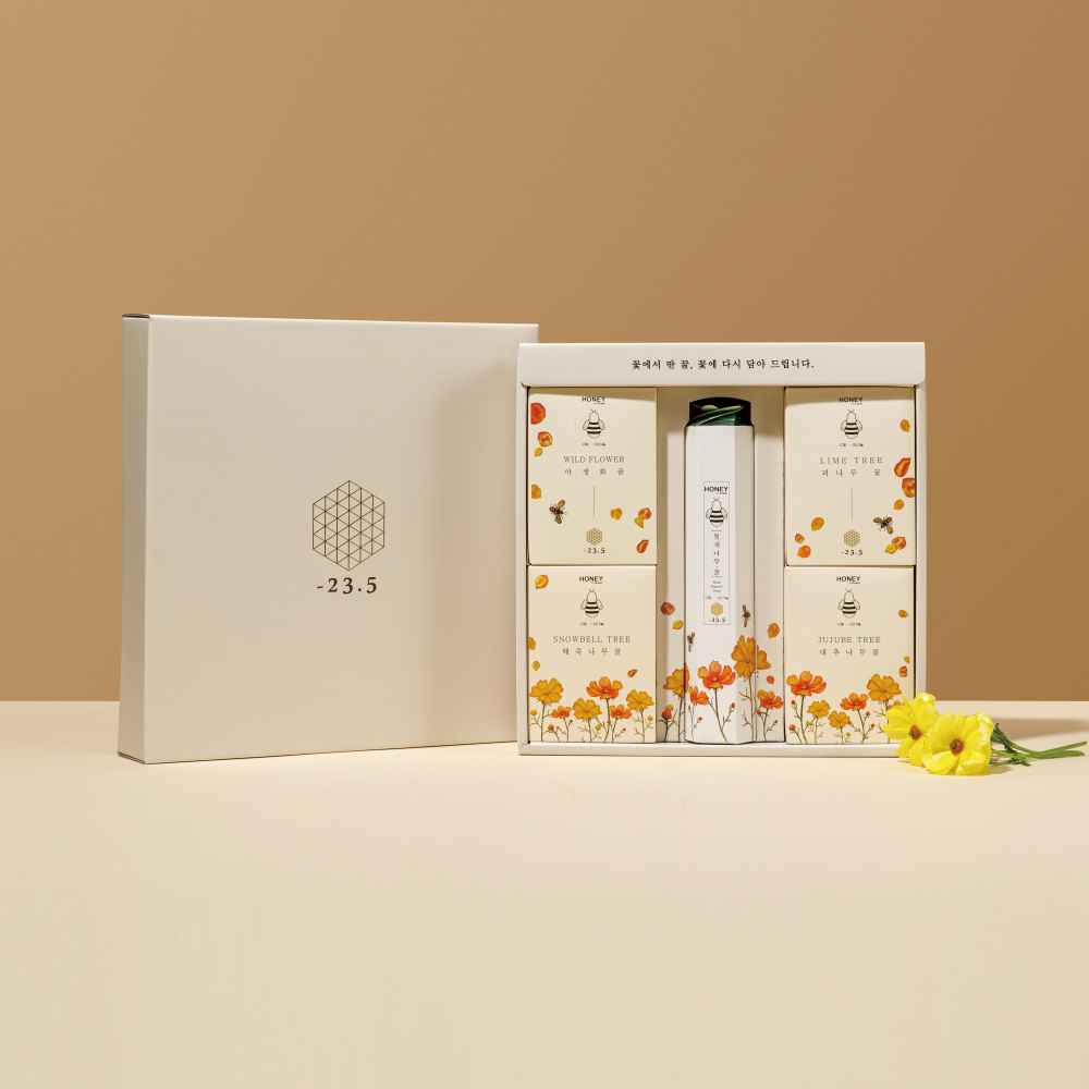 -23.5 꿀선물세트 헛개나무 혼합 프리미엄 국산 꽃꿀 스틱 선물