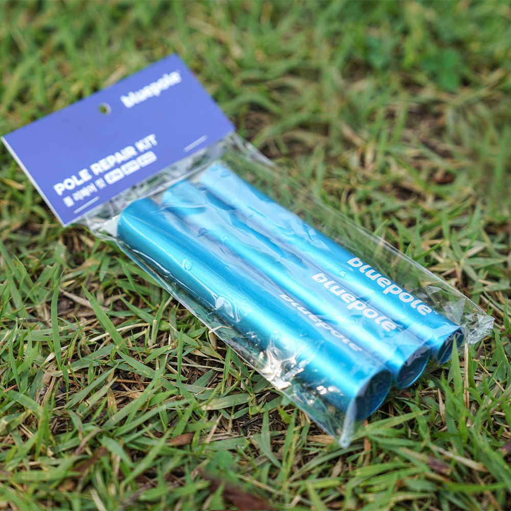 블루폴 폴 리페어킷 3종 캠핑 타프 폴대 수리 리페어 알루미늄