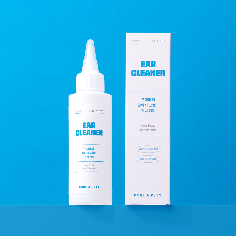 본아페티 강아지 고양이 귀 냄새 관리용 귀지 세정제 이어클리너 120ml, 1개 이미지 3