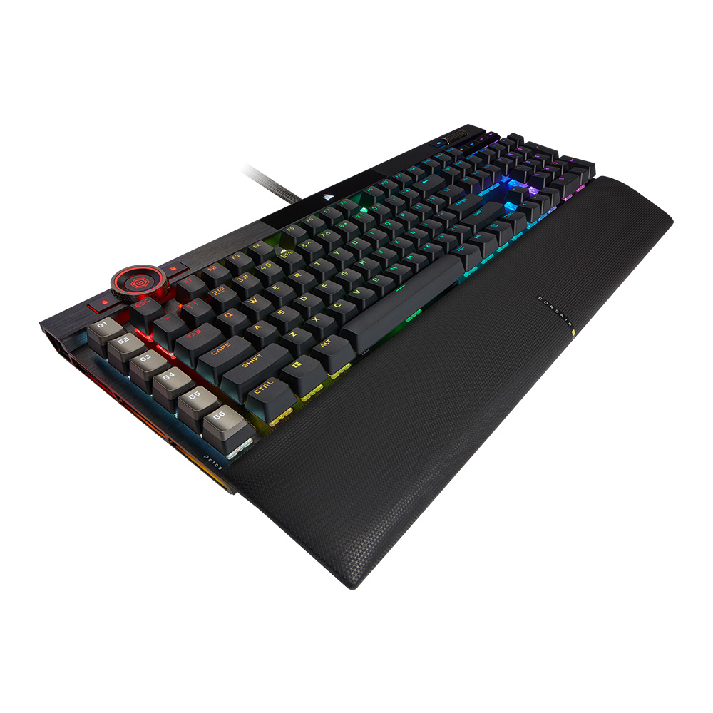 커세어 K100 RGB PBT 은축 게이밍 기계식 키보드 골드키캡 에디션(영문) - 상세 이미지 2