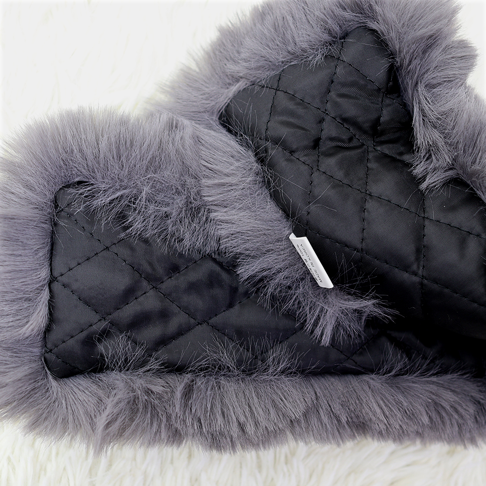 아기 목도리 키즈 넥키 여아 남아 머플러 다크그레이