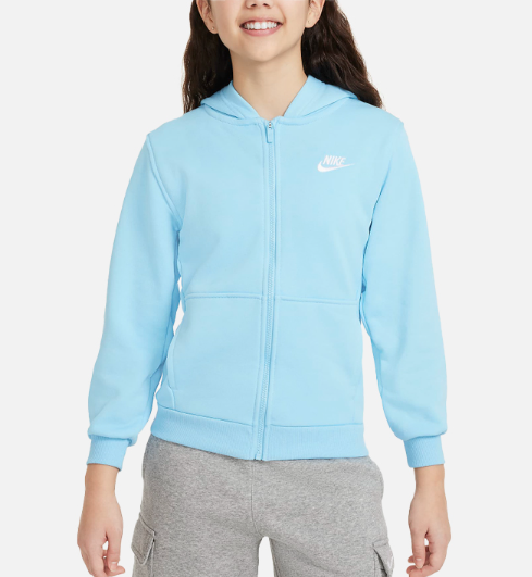 국내매장판 나이키 클럽 플리스 주니어 프렌치 테리 풀집 후디 D4 FD3017-407