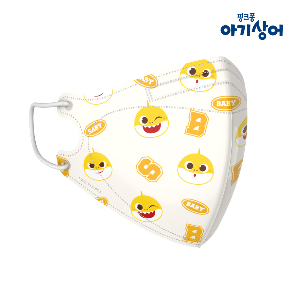 어린숨 핑크퐁 아기상어 KF94 어린이 마스크 30종 초등학생 유아 아동 캐릭터 소형