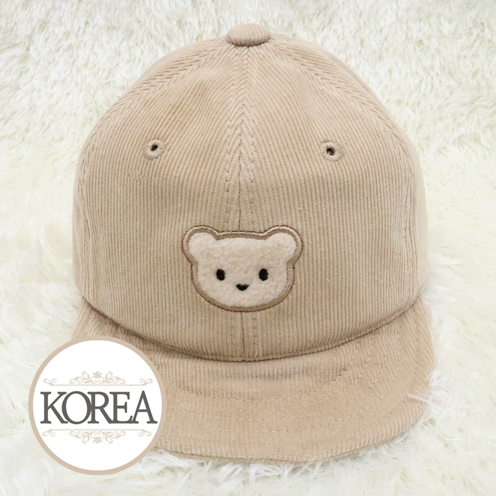 아기 유아 키즈 신생아 골덴 캡모자 S미니베어(골덴곰돌이얌체) - 상세 이미지 5