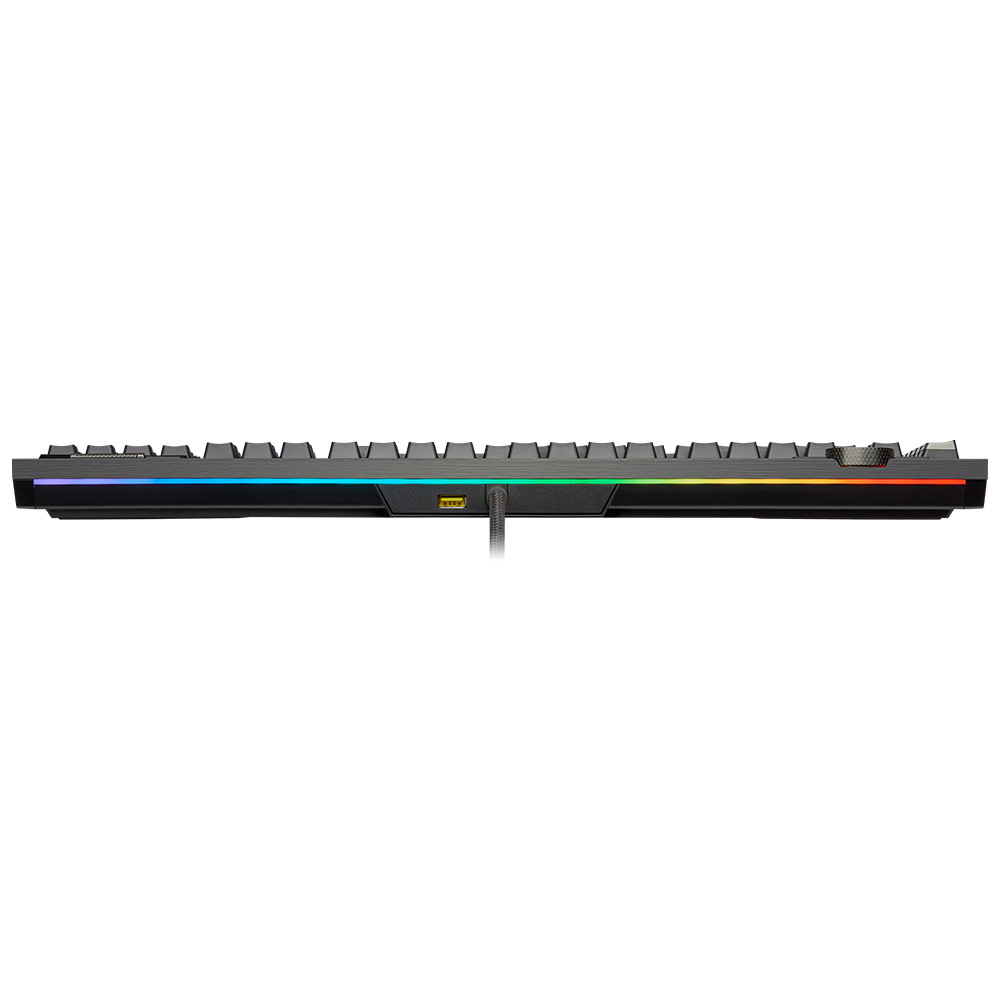 커세어 K100 RGB PBT OPX 광적축 한글 기계식 게이밍 키보드 + 골드 키캡 - 상세 이미지 4