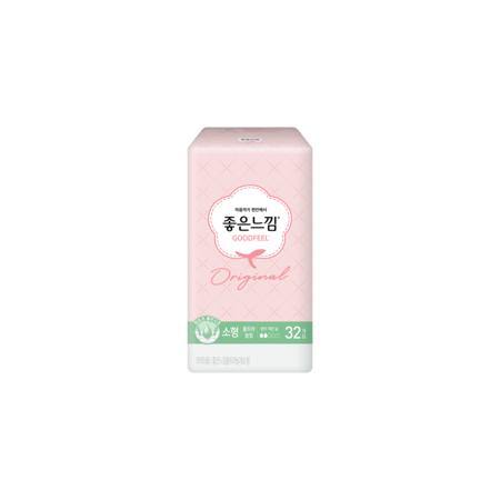좋은느낌 오리지널 울트라슬림 소형 생리대 날개형 × 32개입 1개 : 에이빔