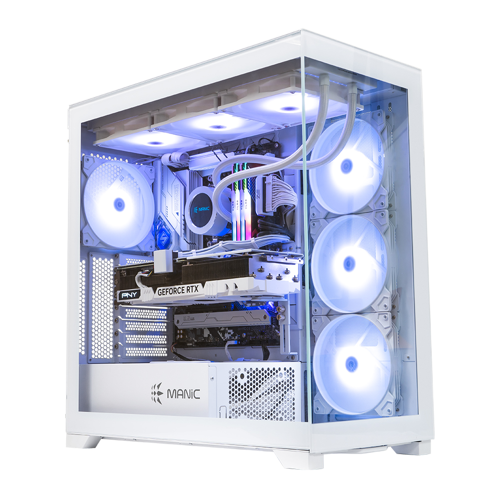 마이크로닉스 ML-420 View BTF 빅타워 PC 케이스 화이트