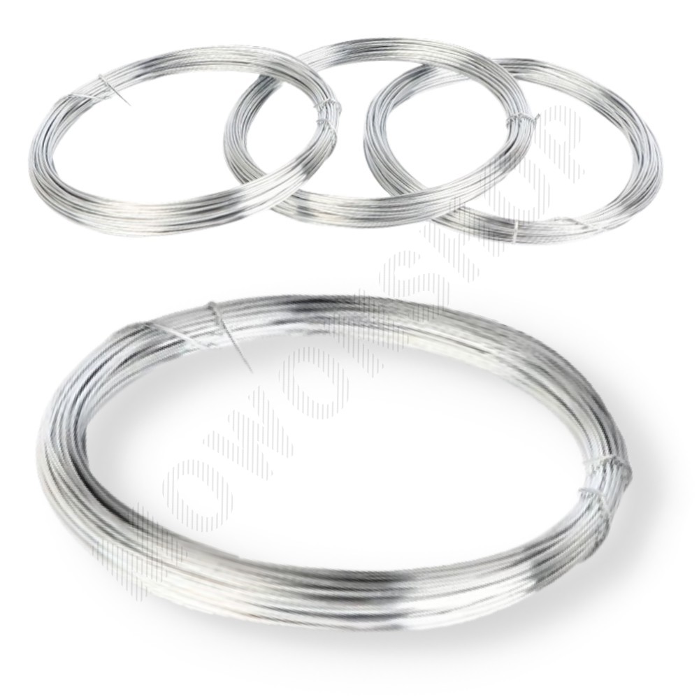 가는철사 얇은 철사 은색 반생이 철선 0.6mm - 메인 이미지