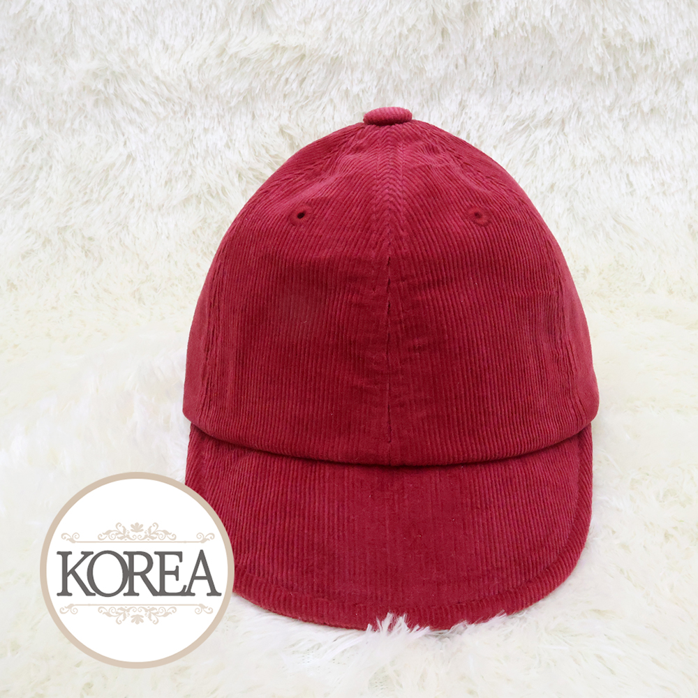 국산 아기 유아 키즈 신생아 골덴 캡모자 S무지골덴(골덴무지얌체) - 상세 이미지 3