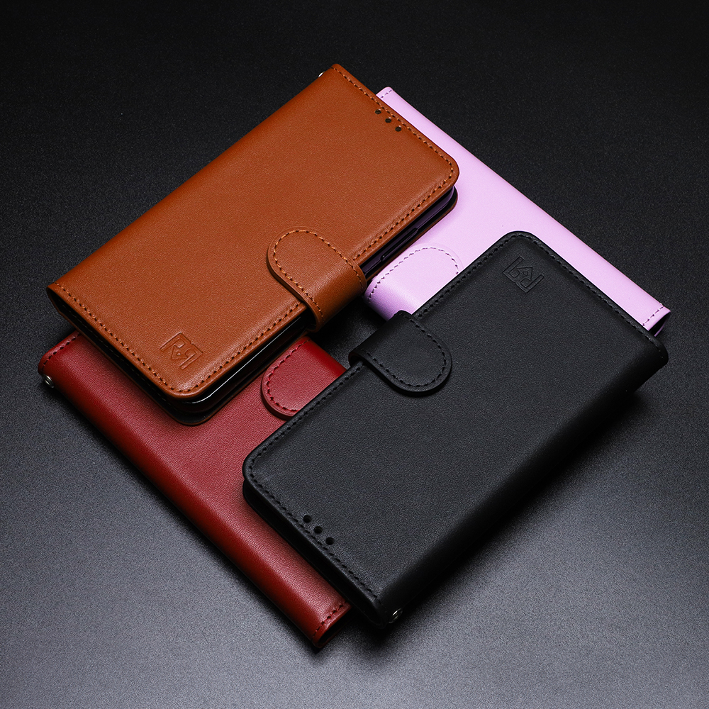 갤럭시A6 2018 지갑 케이스 카드 수납 천연소가죽 핸드폰 다이어리 - 상품 이미지