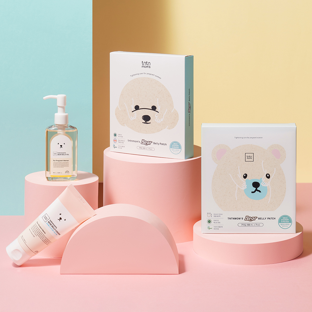 튼튼맘스 임산부 비건 베어벨리팩 (비숑마꼬) 30ml 7매입