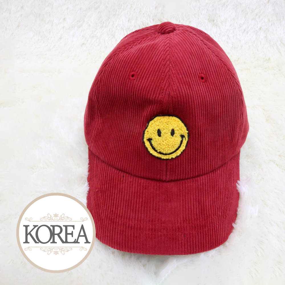 국산 아기 유아 키즈 신생아 골덴 캡모자 S스마일골덴(골덴스마일볼캡) - 상세 이미지 4