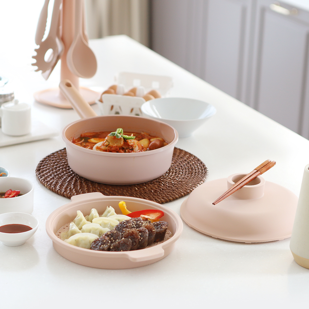 슈톨츠 화식 찜기 스티머 멀티팟 IH 인덕션 쿡웨어 22cm 펫톨츠 반려동물 화식찜기 - 상세 이미지 2