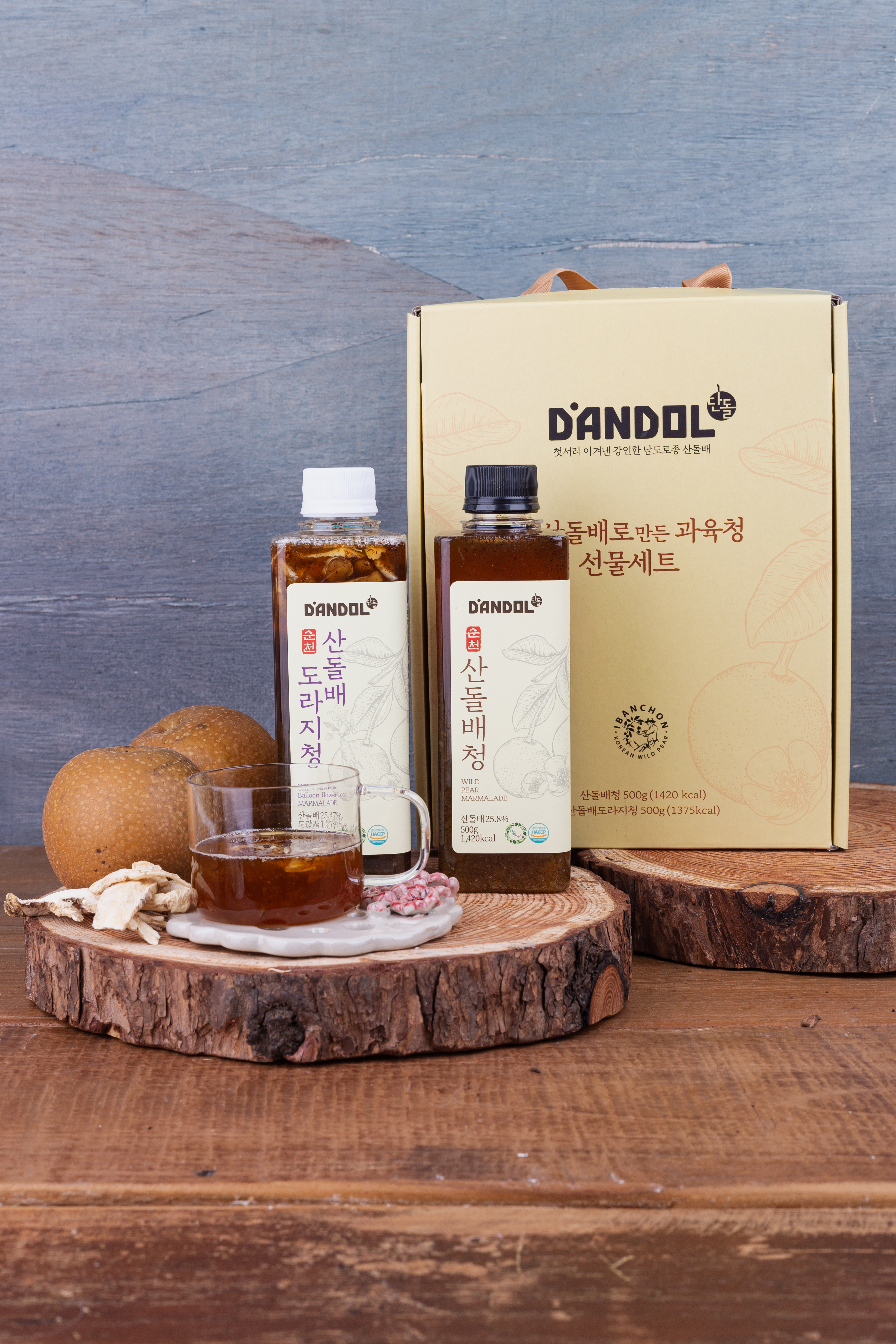 이반촌 단돌 산돌배청 산돌배도라지청 2종 선물셋트 순천산돌배 (산돌배청+산돌배도라지청) - 상세 이미지 5