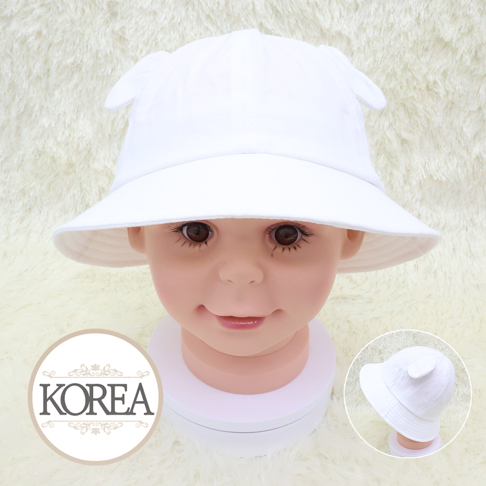국산 아기 유아 아동 키즈 신생아 어린이 벙거지 모자 S베어마루(곰돌이귀달이벙거지) - 상세 이미지 3