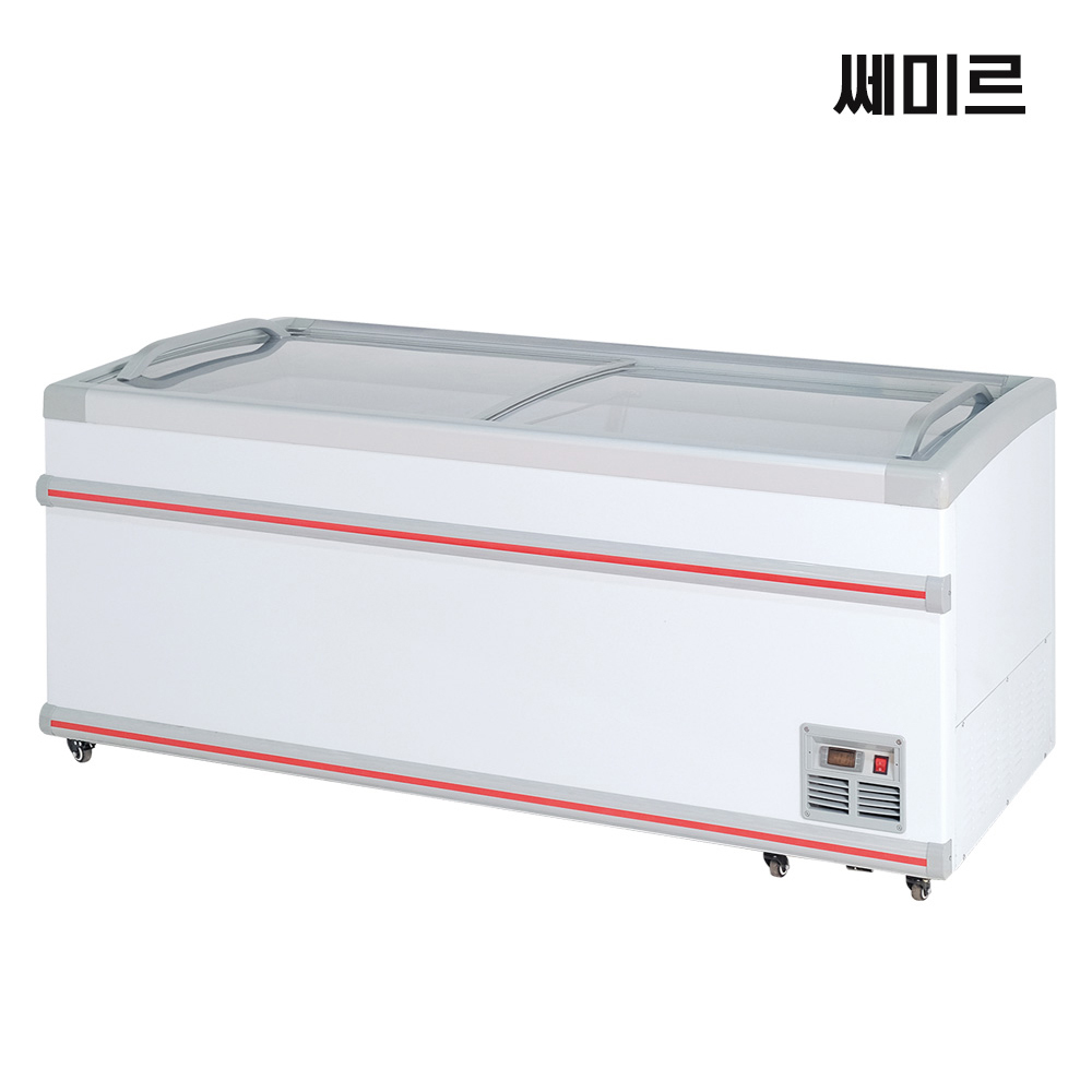 쎄미르 업소용 슬라이드 냉동고 평대 SD-718 아이스크림 정육 마트
